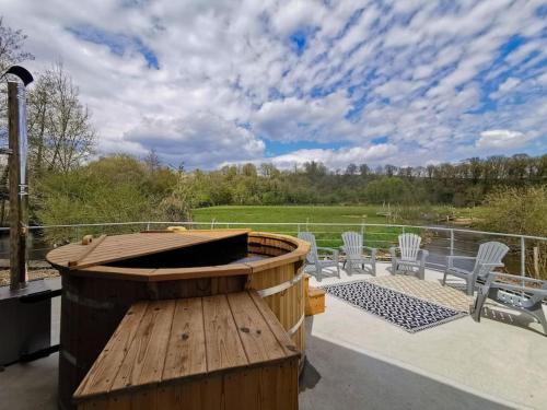 Maison de vacances Le moulin de Cordouen 10 personnes -Bain nordique Cordouen Saint-Calais-du-Désert