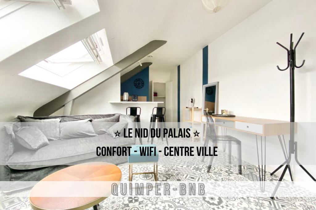 Appartement LE NID DU PALAIS - Wifi - Calme - Confort - Palais de justice 25 Rue du Palais, 29000 Quimper