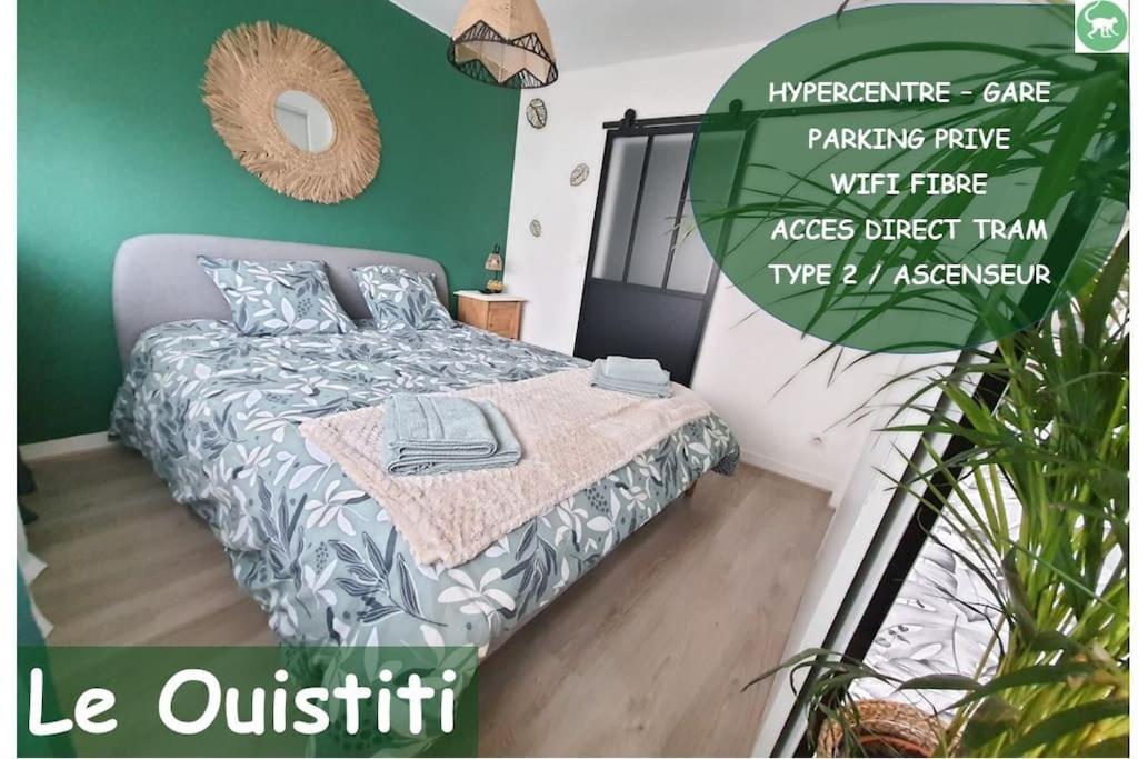 Appartement Le Ouistiti - 50 m de la Gare - Parking Privé 22 Rue Blaise Pascal, 37000 Tours