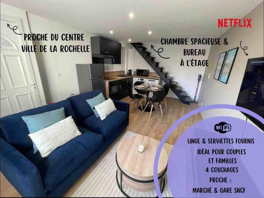 Appartement Le p’tit Rétais Modern et Central 60 Avenue du Cimetière, 17000 La Rochelle