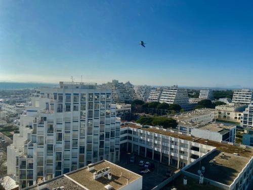 Le Panoramique, P2 vue sur mer, clim, centre ville, WIFI La Grande Motte france