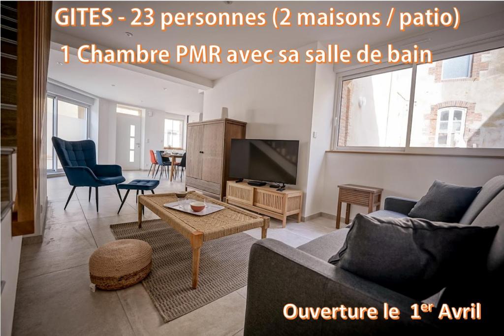 Maison de vacances LE PATIO - 23 Personnnes - 1 chambre PMR - 12 min du PUY DU FOU 6 Rue du Stade, 79700 Saint-Amand-sur-Sèvre