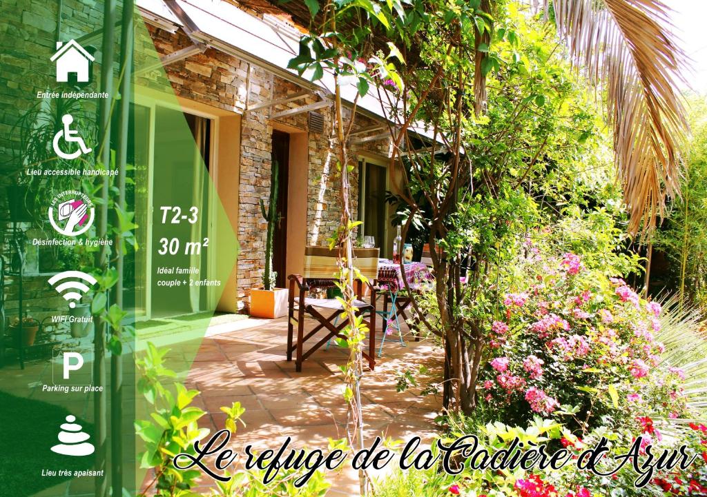 Appartement Le Refuge de la Cadière d'Azur 350 Chemin du Jas de Clare, 83740 La Cadière-dʼAzur