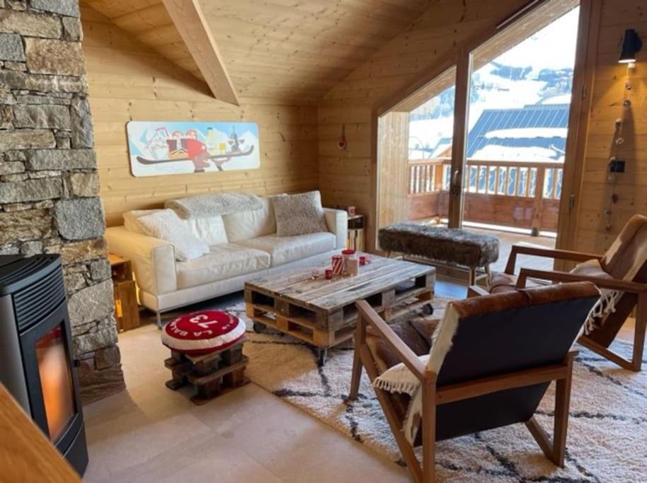 Appartement Le refuge des aiguilles duplex 130m2, 10 pers., 4* - St Sorlin d'Arves / la Toussuire Les Aiguilles 1942 route du col de la Croix de Fer, 73530 Saint-Sorlin-d\'Arves