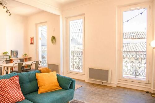 Le Repaire - Appartement spacieux 2 chambres avec balcon Marseille france