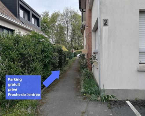 Appartement Le Rubens T3 cosy avec parking privée Appartement 1 au rez de chaussée 2 Allée Rubens Mons-en-Baroeul