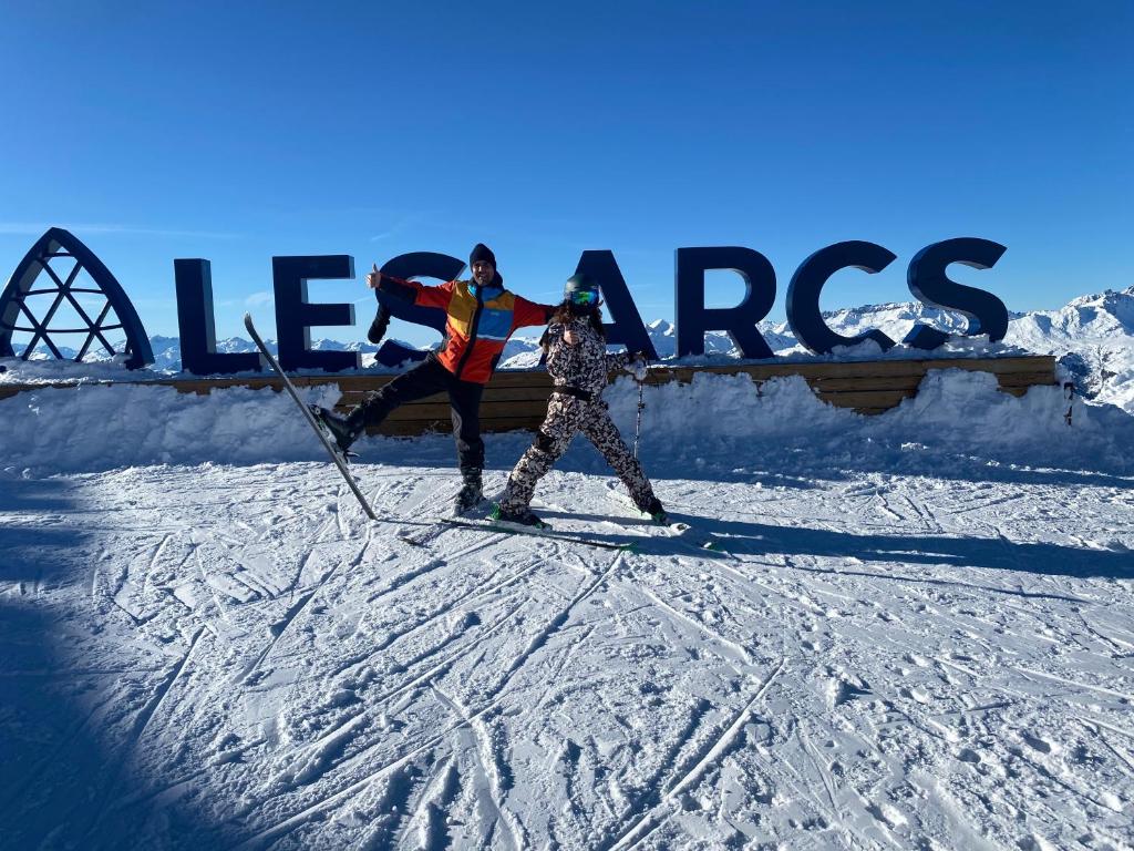 Appartement Les ARCS 1600 - SKI AUX PIEDS - MAGNIFIQUE DUPLEX 12 PERSONNES LA TOURCHE LES ARCS 1600 - Résidence Le Ridge, 73700 Bourg-Saint-Maurice