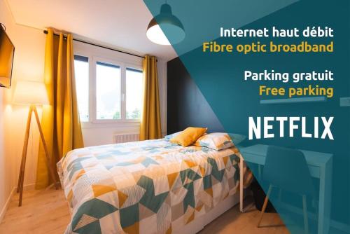 Les chambres du Vercors - Parking Free Fibre Netflix Fontaine france