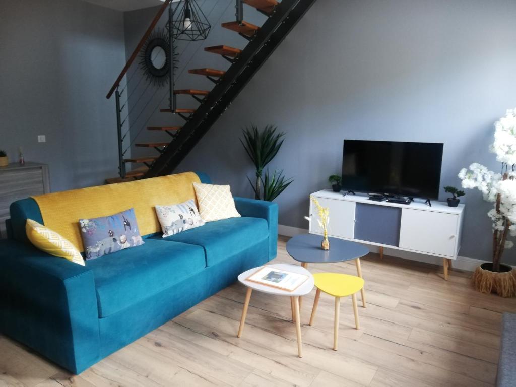 Séjour à la ferme Les Terrasses du Pigeonnier, Duplex 4 pers en Baie de Somme Pende, 80120 Vron