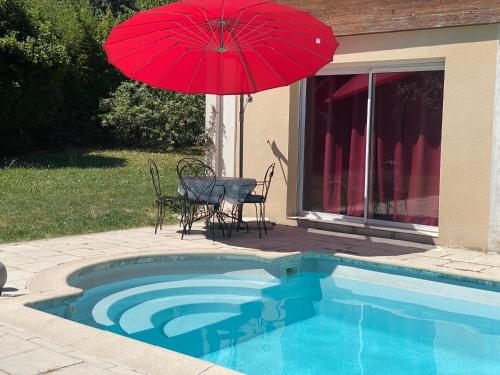 Logement 2/4 pers-piscine-25mn rocade bordeaux Baron france