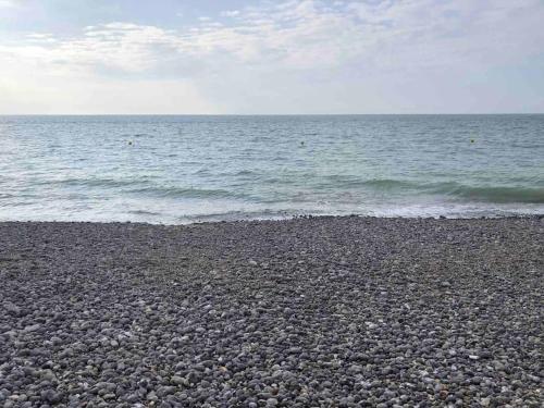 Loue LE TREPORT appartement 60 metres carrés rez chaussée face mer Le Tréport france