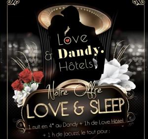 Love Hôtel avec nuit insolite au Dandy et Jacuzzi privatisé