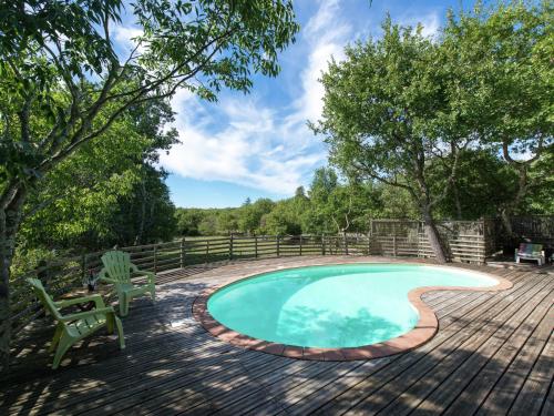 Maison de vacances Lovely house in Ardeche of ecological materials with private swimming pool  Saint Alban Auriolles