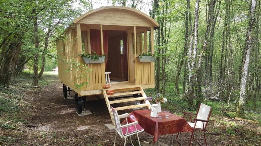 Maison de vacances Lovely shepherds hut in chauminet , 89520 Sougères-en-Puisaye
