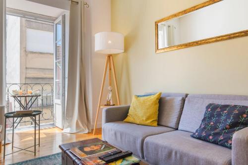 Appartement LovelyStay - Sunny flat w/ balcony overseeing Graca and River 32 Travessa Pereira Lisbonne