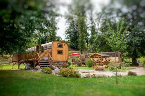 Ma roulotte sous les chênes- Au naturel Raon-aux-Bois france