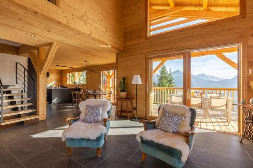 Chalet Magnificent chalet with exceptional view Chemin du Plan du Mont Manigod