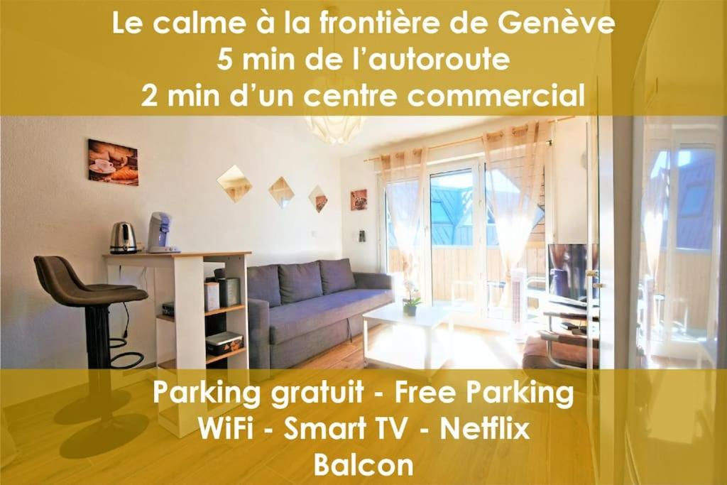 Appartement MAGNIFICIENT STUDIO Near GENEVA 204 Route de Saint-Julien, 74100 Étrembières
