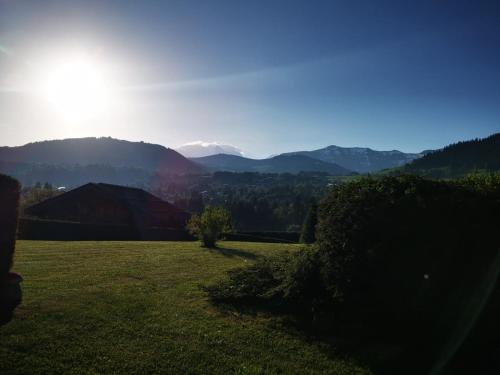 MAGNIFIQUE Appart/ 8 pers / 4 ch / Jardin / Vue MB Megève france