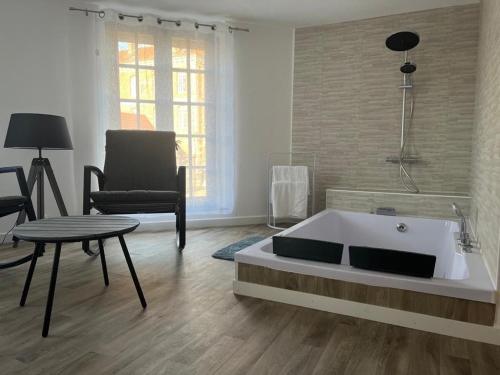 Magnifique Loft 35m2 Jacuzzi RVB NIGHT 1 Amiens france