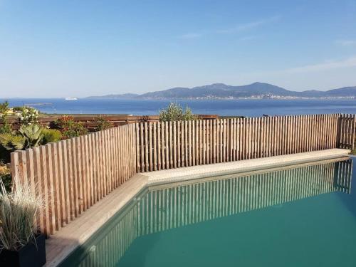 Magnifique villa Aria, piscine et vue mer 200 m2 Pietrosella france