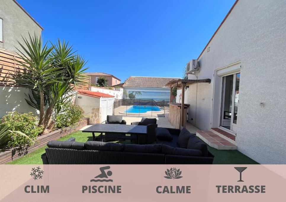 Villa Magnifique villa avec piscine Tiki 30 Rue Antonio Vivaldi, 66440 Torreilles