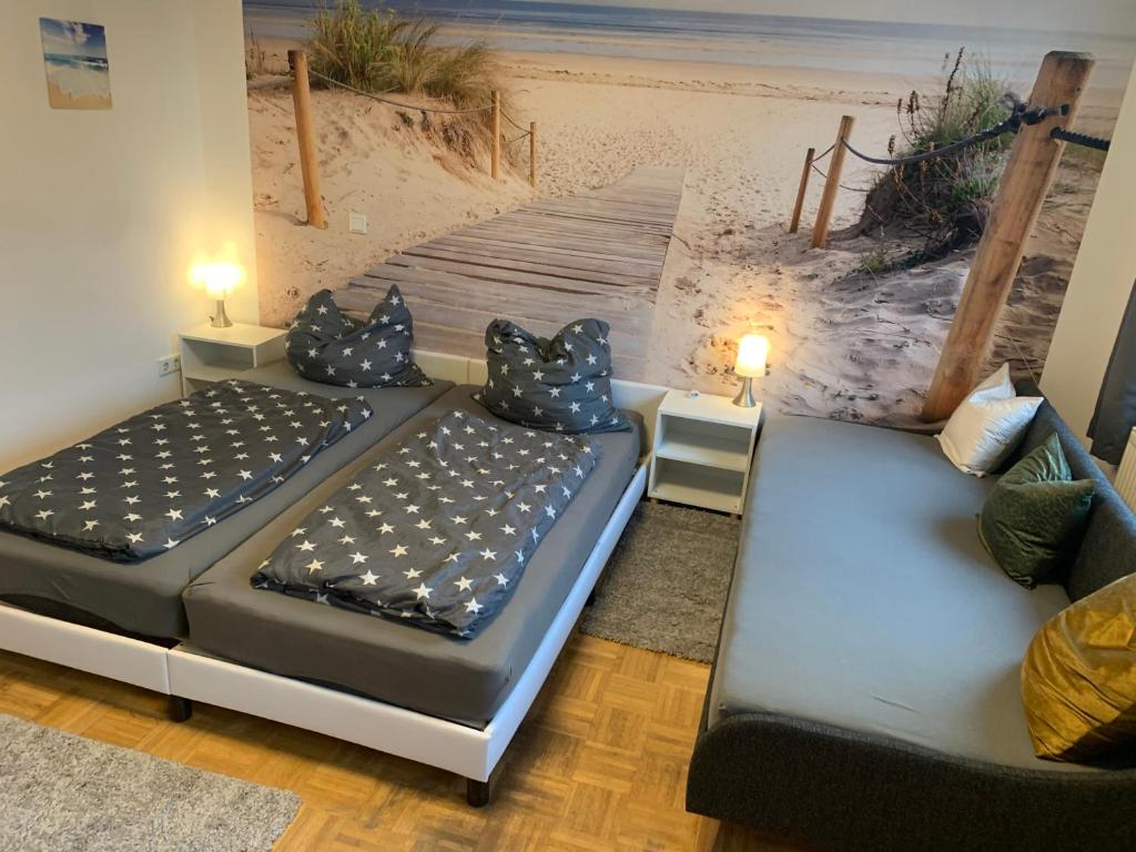 Appartement Mainpark Apartment 4 Schlafzimmer bis zu 10 Personen bei Aschaffenburg 9 Hauptstraße, 63814 Mainaschaff