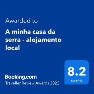 A minha casa da serra - alojamento local