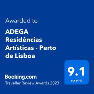 Maison d'hôtes ADEGA Residências Artísticas - Perto de Lisboa Rua 31 de Outubro, 10 2590-288 Almargem Région Centre