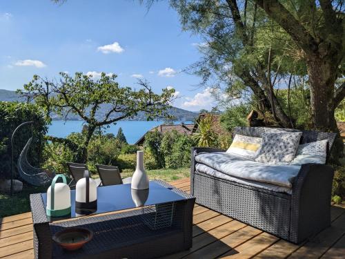 Chambre 40 m2 avec Terrasse 60 m2 vue lac