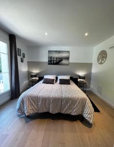 Chambre avec salle de bain privée de la Canopée de Mios