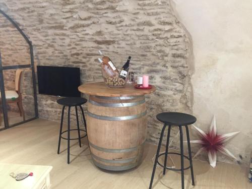 Chambre de charme avec plein d authenticité du 13 ème siècle. 40m²