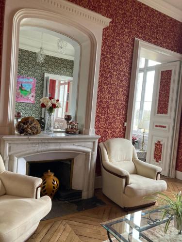 Château de la Bouchatte chambre les Roses