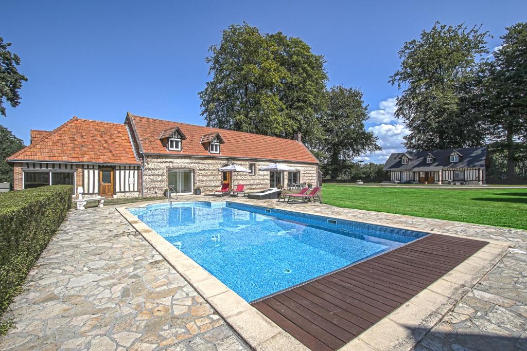 Maison d'hôtes Clos Celeste - campagne d Etretat avec piscine et spa 367 impasse céleste 76110 Écrainville