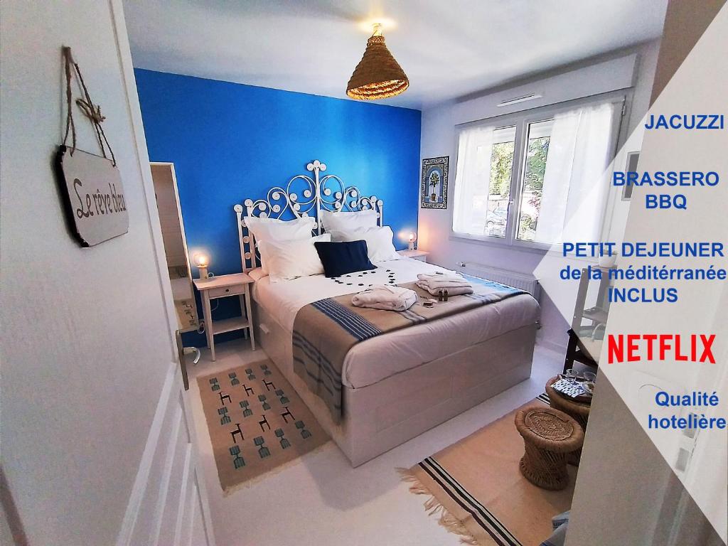 Maison d'hôtes Dream of Mediterranean house, Jacuzzi, BBQ, Délices ensoleillés 5 Rue de Malte 78500 Sartrouville