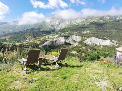 Gaïa, maison d'hôtes Verdon, vue féerique