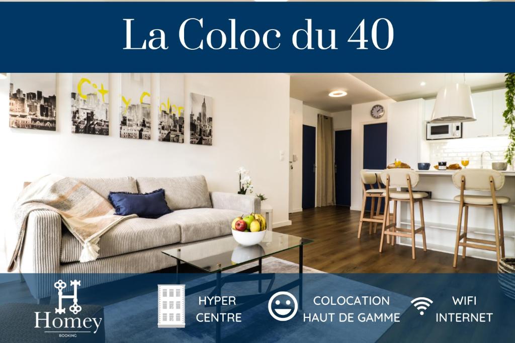 Maison d'hôtes HOMEY LA COLOC DU 40 - Colocation haut de gamme de 4 chambres uniques et privées - Proche transports en commun - Aux portes de Genève 40 Rue du Salève 74100 Annemasse