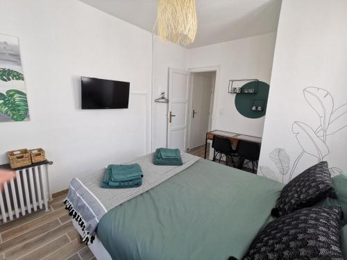 Les Rauches - Quai Loire - Chambre Jungle