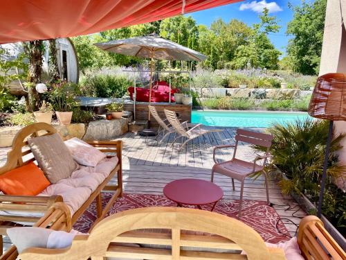 Maison d'Hôtes de Charme Le Clos de la Fontaine Piscine & SPA