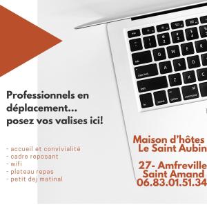 Maison d'hôtes Maison d hôtes Le Saint Aubin 2 rue des Ormes 27370 Amfreville-la-Campagne Normandie