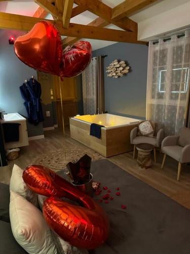 Mas Hinaiti - Suite romantique avec Spa et écran géant de cinéma