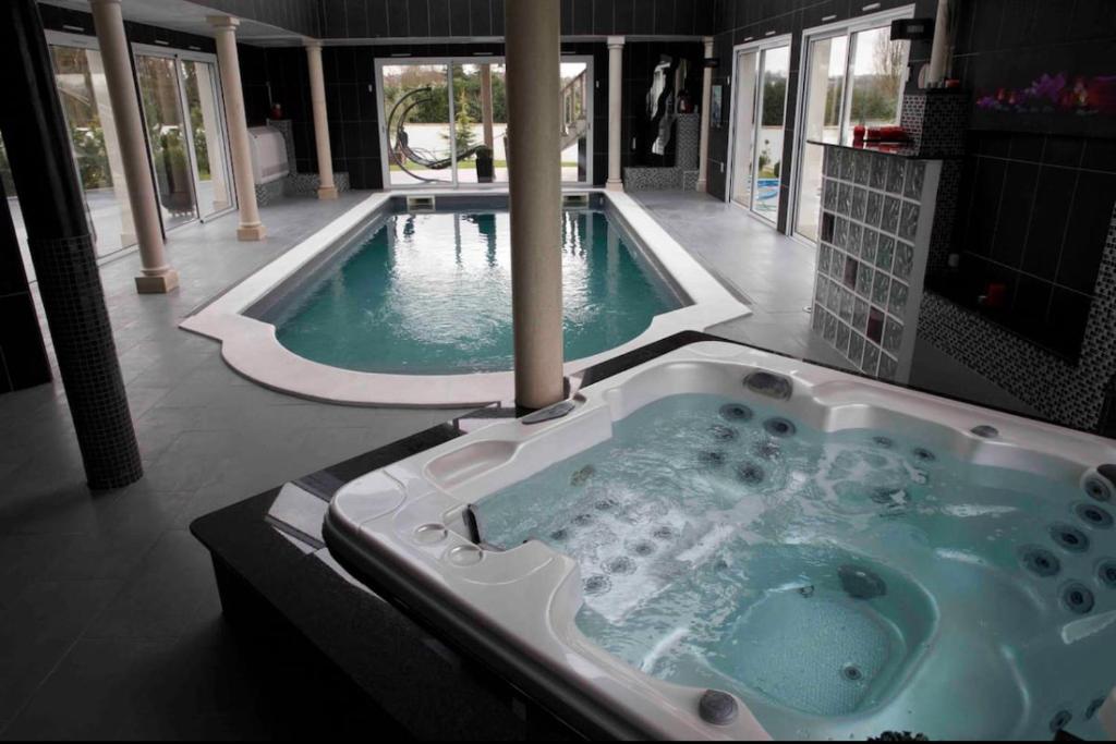 Maison d'hôtes Villa avec piscine/jacuzzi (intérieure) 5 Chemin des Basses Montelievres 91250 Morsang-sur-Seine