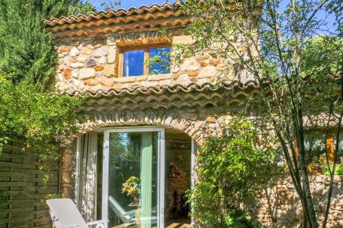 Maison d'une chambre avec piscine partagee terrasse amenagee et wifi a Pougnadoresse Pougnadoresse france