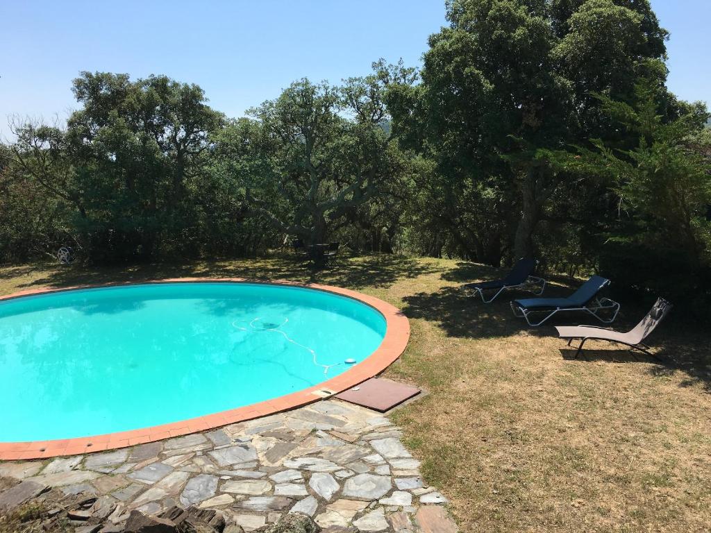 Maison de vacances Maison d'une chambre avec piscine privee jardin et wifi a Montauriol Mas Julia, 66300 Montauriol