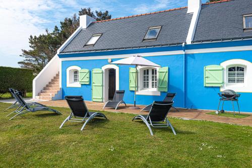 Maison de 3 chambres a Bangor a 500 m de la plage avec jardin clos et wifi Bangor france