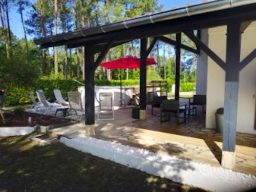 Maison de 3 chambres avec piscine privee jardin clos et wifi a Moliets et Maa a 3 km de la plage Moliets-et-Maa france