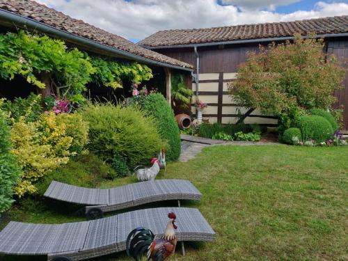 Maison de campagne avec cheminée et extérieur La Neuville-aux-Bois france