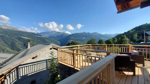 Maison de montagne face aux Arcs Les Chapelles france