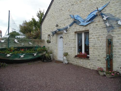 Maison de Pecheur Port-en-Bessin-Huppain france