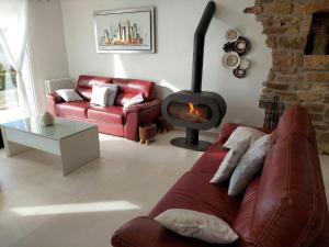 180 panoramic sea view direct beach location Locmaria Plouzan